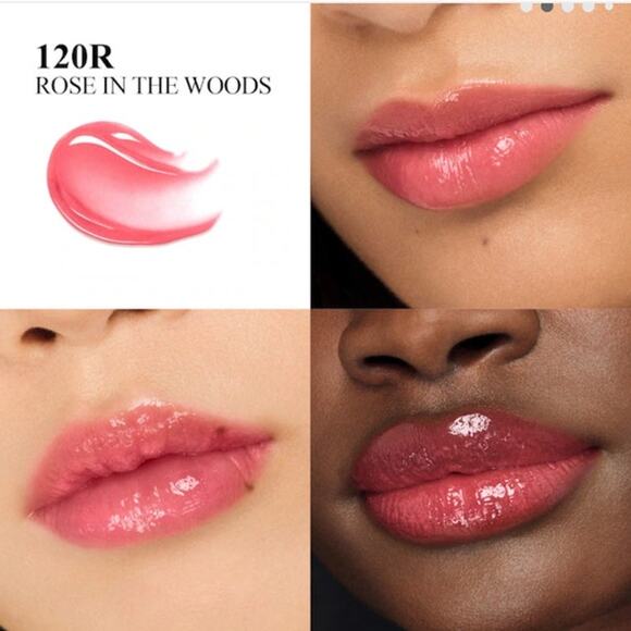 Valentino Hydrating Lip Balm Spike Disco Shade 120R Rose in The Woods - Picture 4 of 4